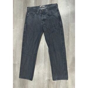 Naked & Famous Weird Guy Grey Selvedge Jeans 32 Mens Button Fly Made In Canada